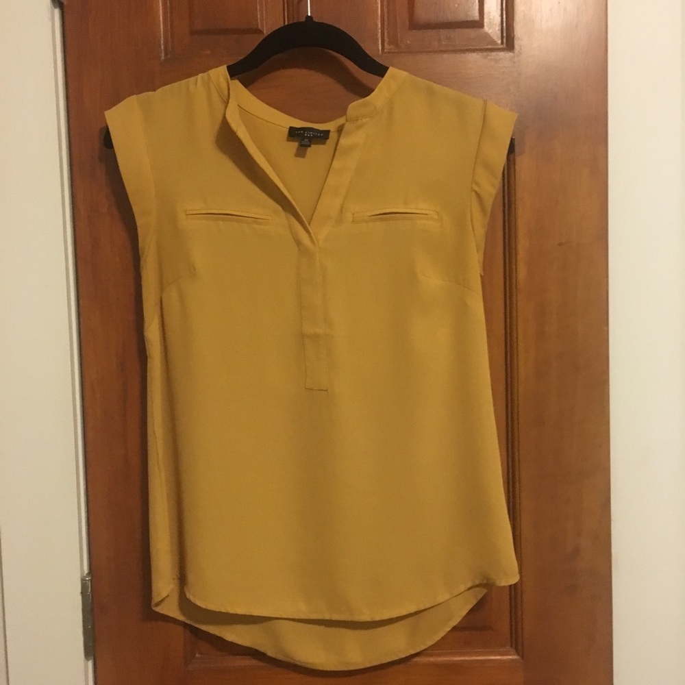 The Limited mustard yellow work shirt